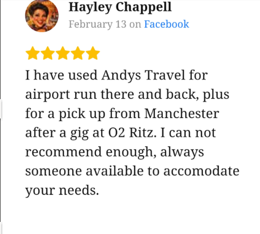 ANDYPVFC's tweet image. Heading to a gig in Manchester or Birmingham? 🎸 Don't get stranded! Pre-book your return transport with Andy’s Travel and track your driver in real-time. 📍 🌐 andystravel.co #Concerts