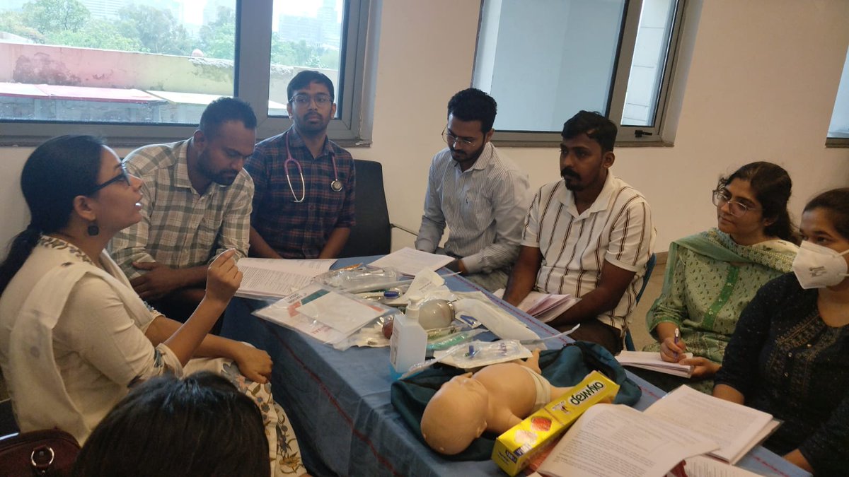 DirectorLHMC's tweet photo. Department of Neonatology, LHMC conducted an Advanced Neonatal Resuscitation Program (NRP) Workshop on 3rd May 2026, providing hands-on training in neonatal resuscitation to PG, DM &amp; MCh residents. #NRP #Neonatology #MedicalEducation#Strengthening skills https://t.co/kJNi1WDLOO