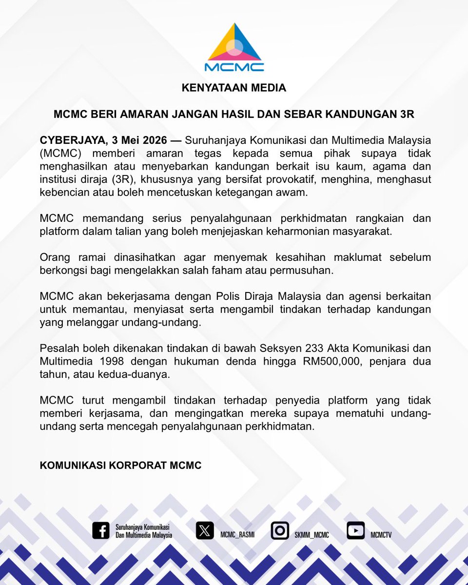 BERNAMA RADIO tweet media