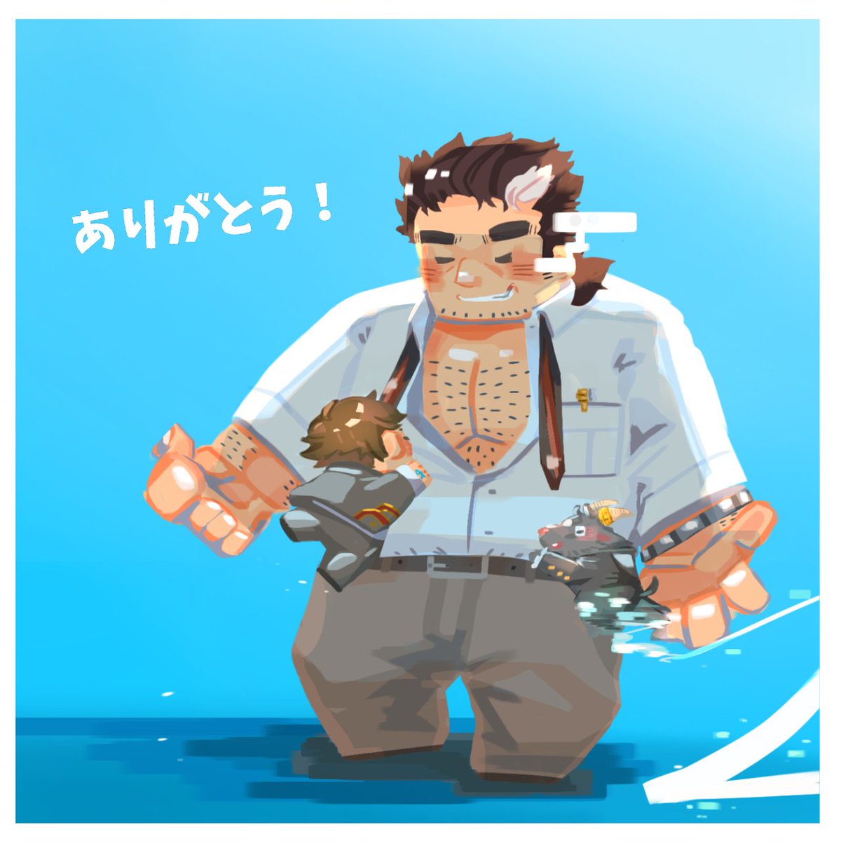 放サモ落書き
物部先生が来てくださったので！！✨