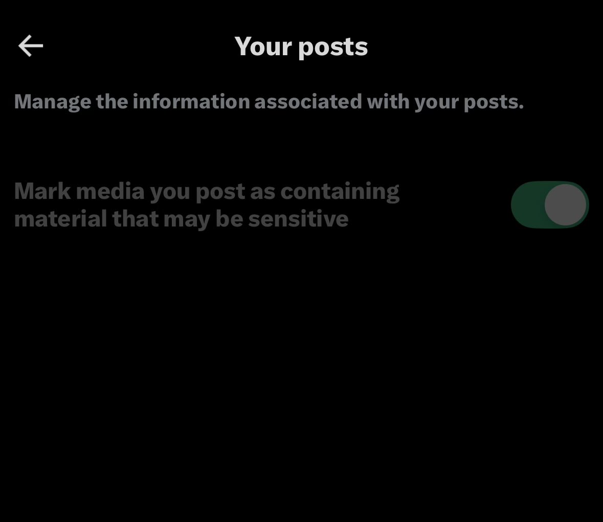 X has put my account in nsfw mode and I can’t take it off the twats