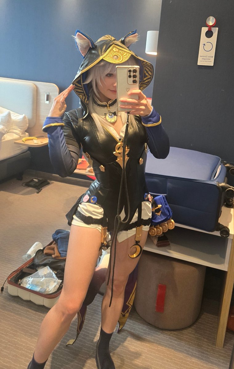 KaddiCosplay's tweet photo. Heute auf der #SAMTCon als Cipher π± https://t.co/aiNdRl5Z93