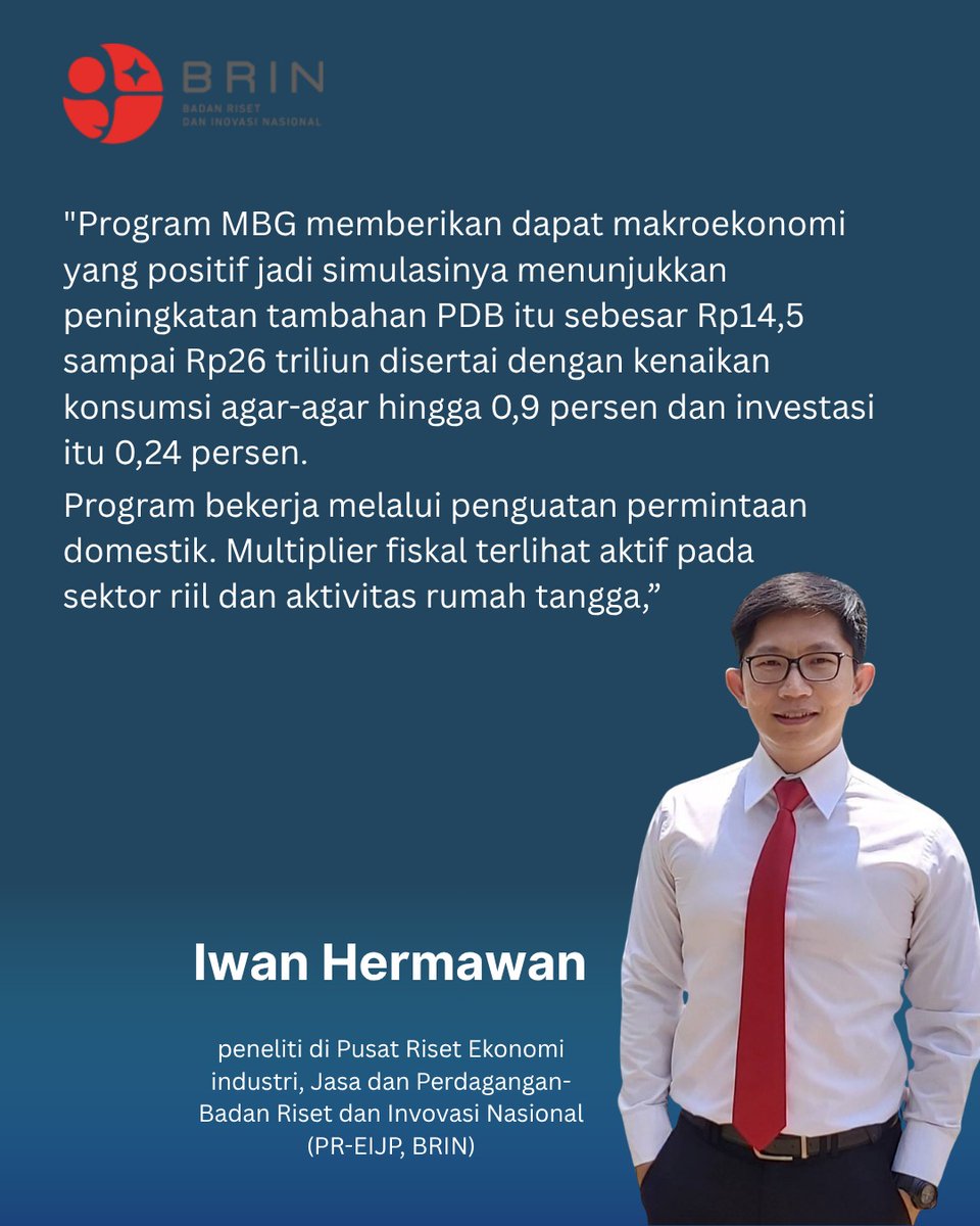 kelly808's tweet photo. Wow MBG bisa dorong PDB sampe 26t https://t.co/b67ZjDRMSq