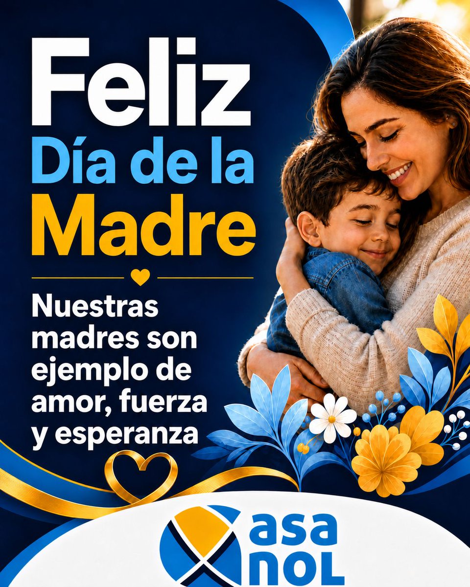 Asanol's tweet photo. 🗓HOY es un DÍA MUY ESPECIAL✨️❤️
👩🏻👱🏼‍♀️👩🏻‍🦳👵🏼A todas las madres que cuidan, acompañan y siguen adelante con una fuerza que a veces no se ve, pero se siente cada día👏🏽🤩
😊GRACIAS por estar, abrazar, escuchar e iluminar el camino incluso cuando no es fácil

Feliz Día de la Madre💙💛 https://t.co/mLNjJ6EduU