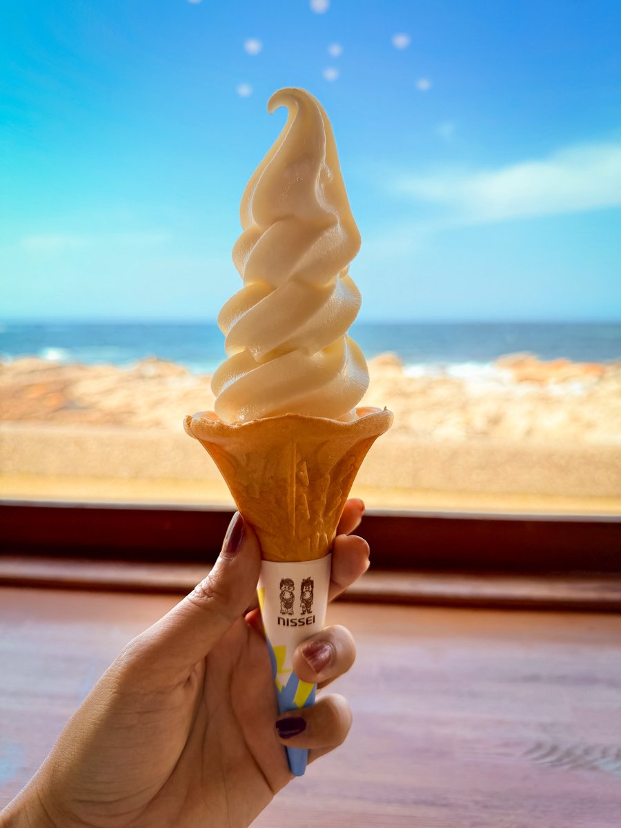_noto_to_'s tweet photo. 世の中のソフトクリームの中で一番好きな道の駅すず塩田村の塩ソフト。
いつも巻き方が美しくて惚れ惚れしちゃいます🍦

2026.5.2 https://t.co/Ydt8b9hRzs