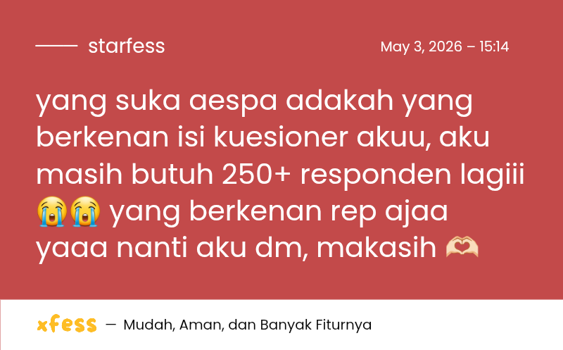 Starfess || CEK PINNED UNTUK KIRIM MENFESS tweet media