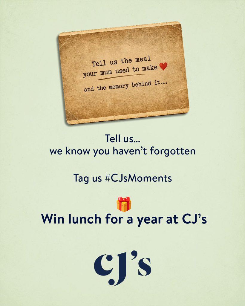CJ's tweet media
