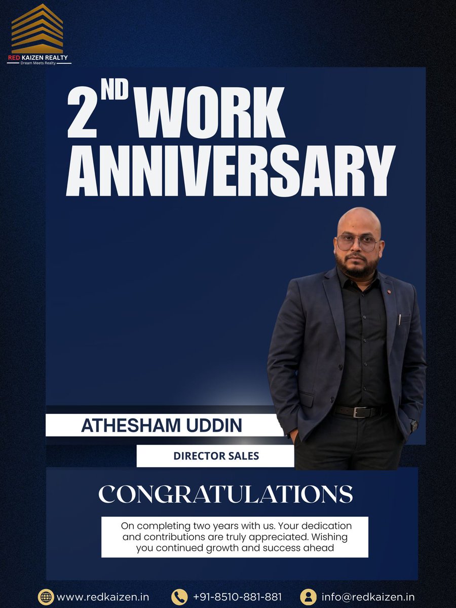 RedKaizen64790's tweet image. Celebrating 2 years of excellence
Your leadership, dedication, and consistent drive have played a key role in our journey. Wishing you continued success and many more milestones ahead.
For More : redkaizen.in
#WorkAnniversary #Leadership #SuccessJourney