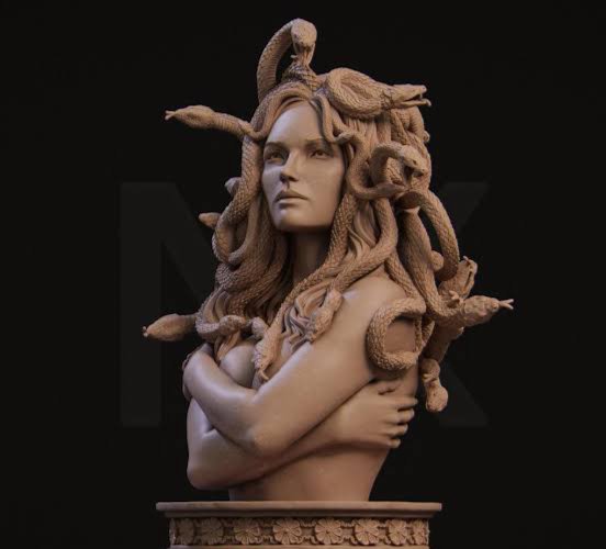 Sainte_Hermine5's tweet photo. Le destin tragique de Méduse
​
Tout le monde connaît Méduse : la femme aux cheveux de serpents qui pétrifie d’un regard.

​Mais saviez-vous qu'elle est l'une des figures les plus injustement traitées de l’histoire ?

​Oubliez le monstre, voici la véritable tragédie. 🧵 https://t.co/0rYn6z0M4l