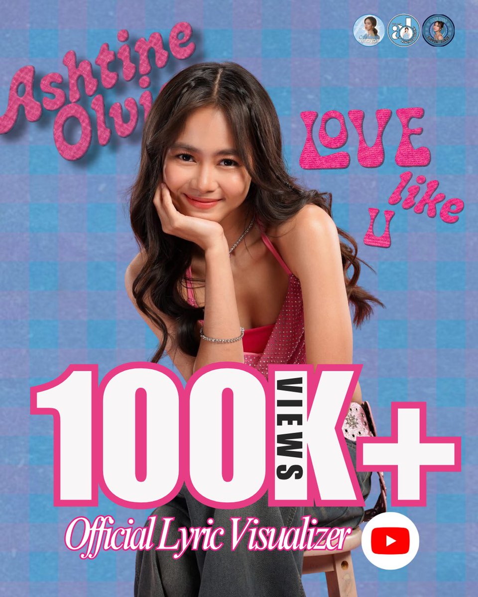 ashlingsofc's tweet photo. WE HIT 100K+ VIEWS! 🎶💖🌟

The love for "Love Like U" just keeps growing! We have officially surpassed 100,000 VIEWS for the Official Lyric Visualizer on YouTube!

This milestone is a testament to the incredible energy and passion of this fandom. Seeing everyone stream and share Ashtine Olviga’s music is what makes these moments so special.

A huge thank you to our Shines and Keepers for your unwavering support and for always being by Ash’s side through every achievement. We couldn’t have reached this without you! 💙

Let’s keep those views climbing and on to the next milestone! 🔥

#AshtineOlviga | #AshtineDebutSingle | #AshtineDigitalSingle | #LoveLikeU