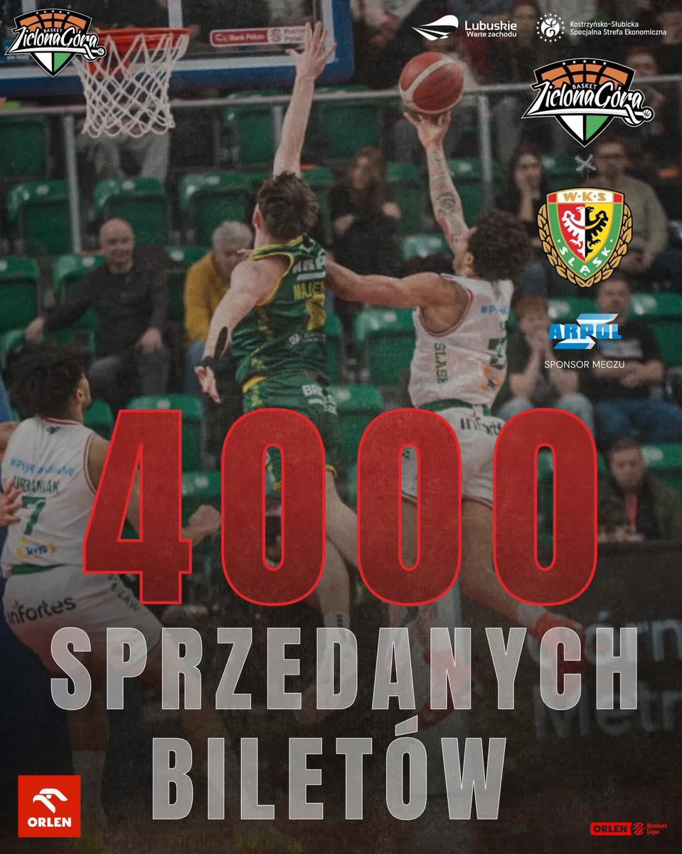 basket_zg's tweet image. 🎟️| Kolejny raport – mamy już 4️⃣0️⃣0️⃣0️⃣ sprzedanych biletów!

Ależ hala CRS będzie dziś płonęła 🔥

🎟️ Bilety znajdziecie na stronie zastal.abilet.pl

#plkpl