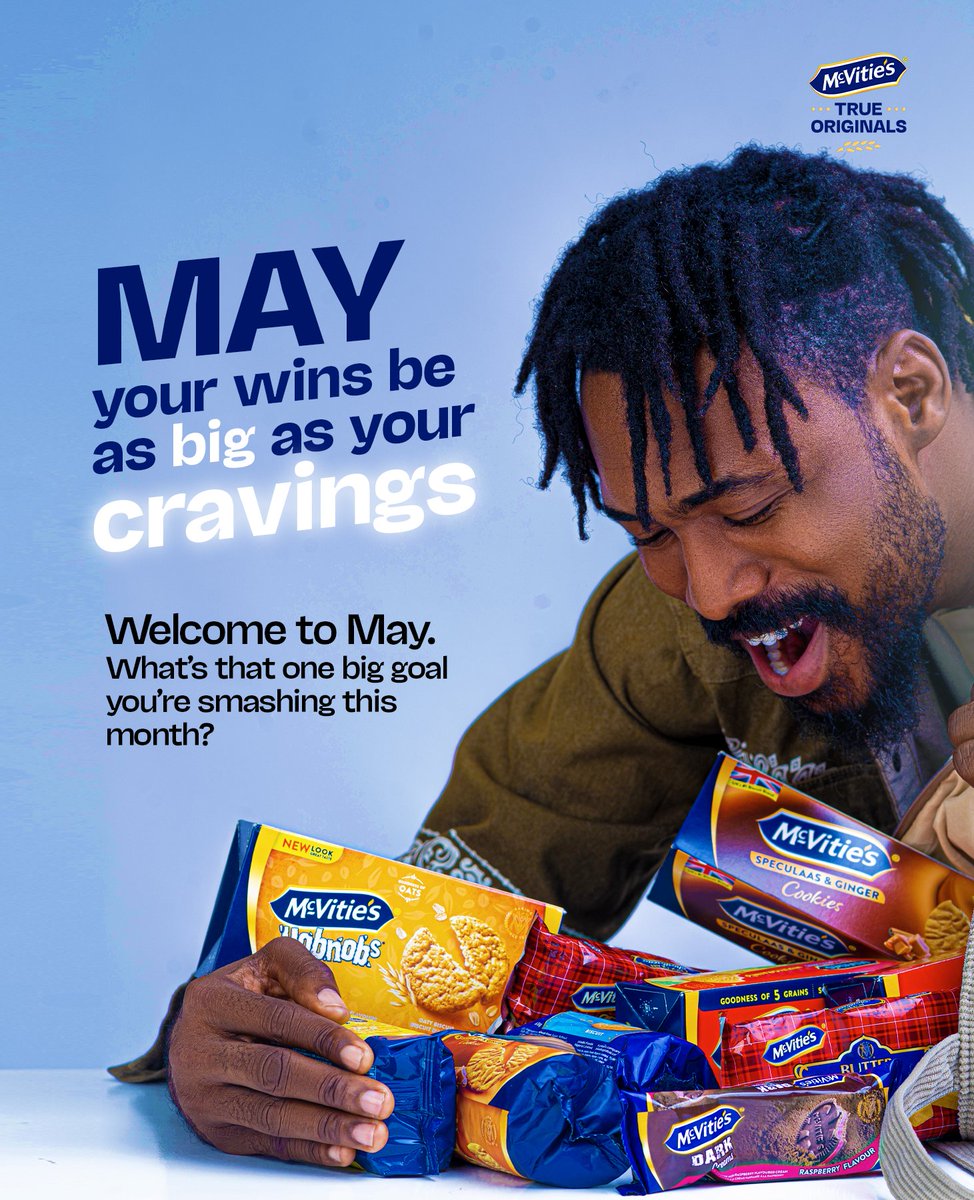 mcvities_ng's tweet image. Welcome to the month of May!

We’re moving past "wishing" and going straight into "getting." So, what’s that one goal you’re bringing to life this May?

Lock it in the comment

#Newmonth #Mcvitiesng #May