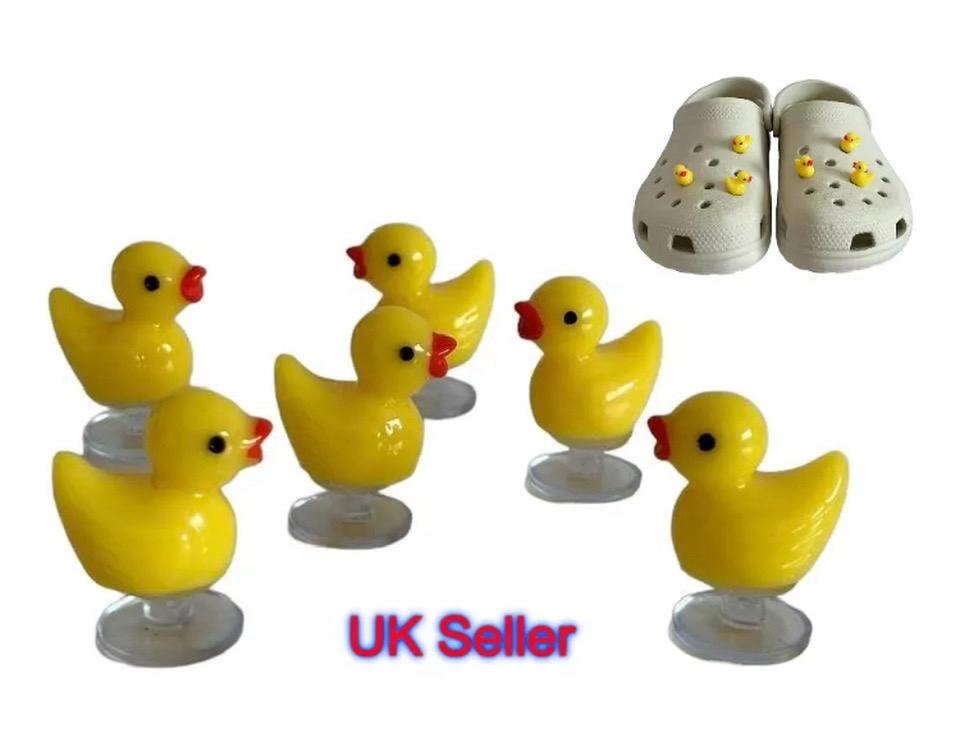 lindsey508's tweet image. Check out 6 x Shoe Charms for Crocs Yellow Rubber Ducks UK Seller 🇬🇧 ebay.us/m/p1hF2t #eBay via @eBay_UK