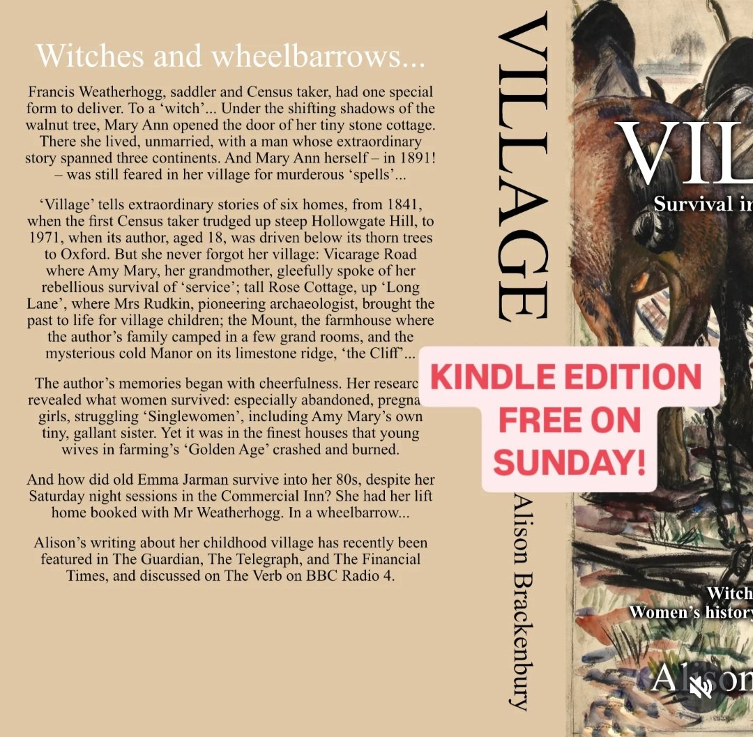 ABRACKENBURY's tweet photo. 'Village',my non-fiction prose book,was featured on Tom Lane's Friday 'Lincolnshire Folk' on LCRFM radio.The villagers heartily approve of Tom's fine music &amp; add that the Kindle/phone/computer version of 'Village' is FREE today Sun 3 May!
SEARCH ALISON BRACKENBURY VILLAGE AMAZON https://t.co/nOXZtX5oRD