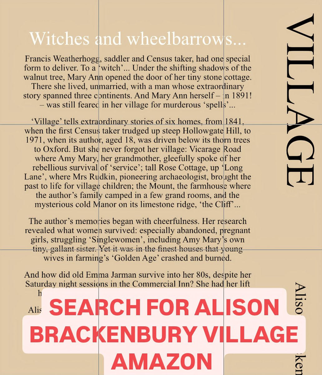 ABRACKENBURY's tweet photo. 'Village',my non-fiction prose book,was featured on Tom Lane's Friday 'Lincolnshire Folk' on LCRFM radio.The villagers heartily approve of Tom's fine music &amp; add that the Kindle/phone/computer version of 'Village' is FREE today Sun 3 May!
SEARCH ALISON BRACKENBURY VILLAGE AMAZON https://t.co/nOXZtX5oRD