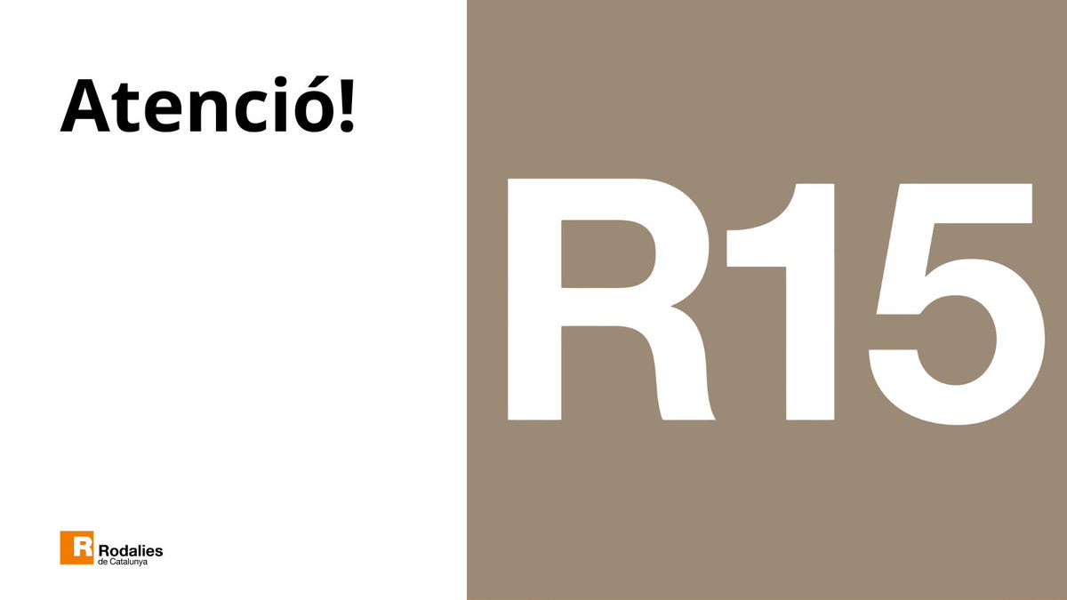 R15 Rodalies 🤖 tweet media