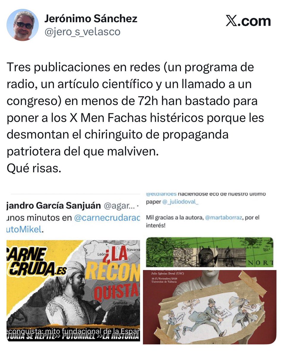 Jerónimo Sánchez tweet media