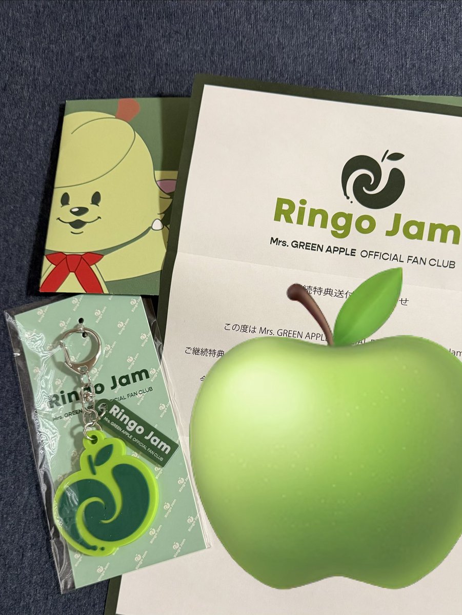 今週、#RingoJam 2月からの継続更新で届いたばかり🍏 メメルのアクキー