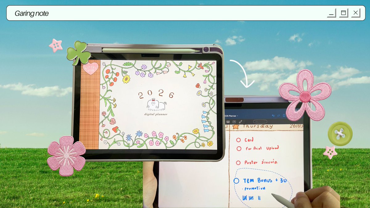 ✏️Garing note🍀 tweet media