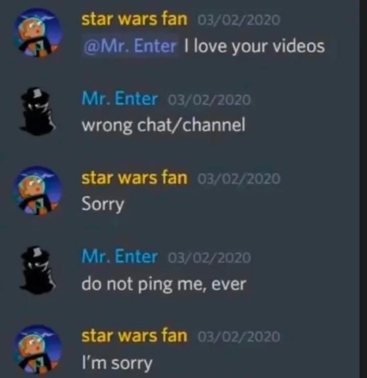 Discord Messages With Threatening Auras tweet media