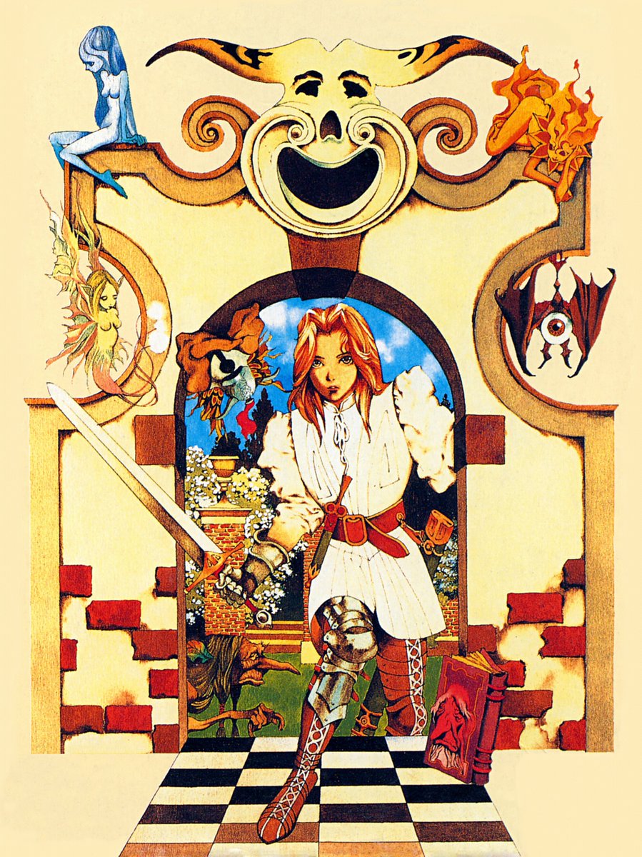 The artwork of Mystic Ark by Akihiro Yamada used on the cover of