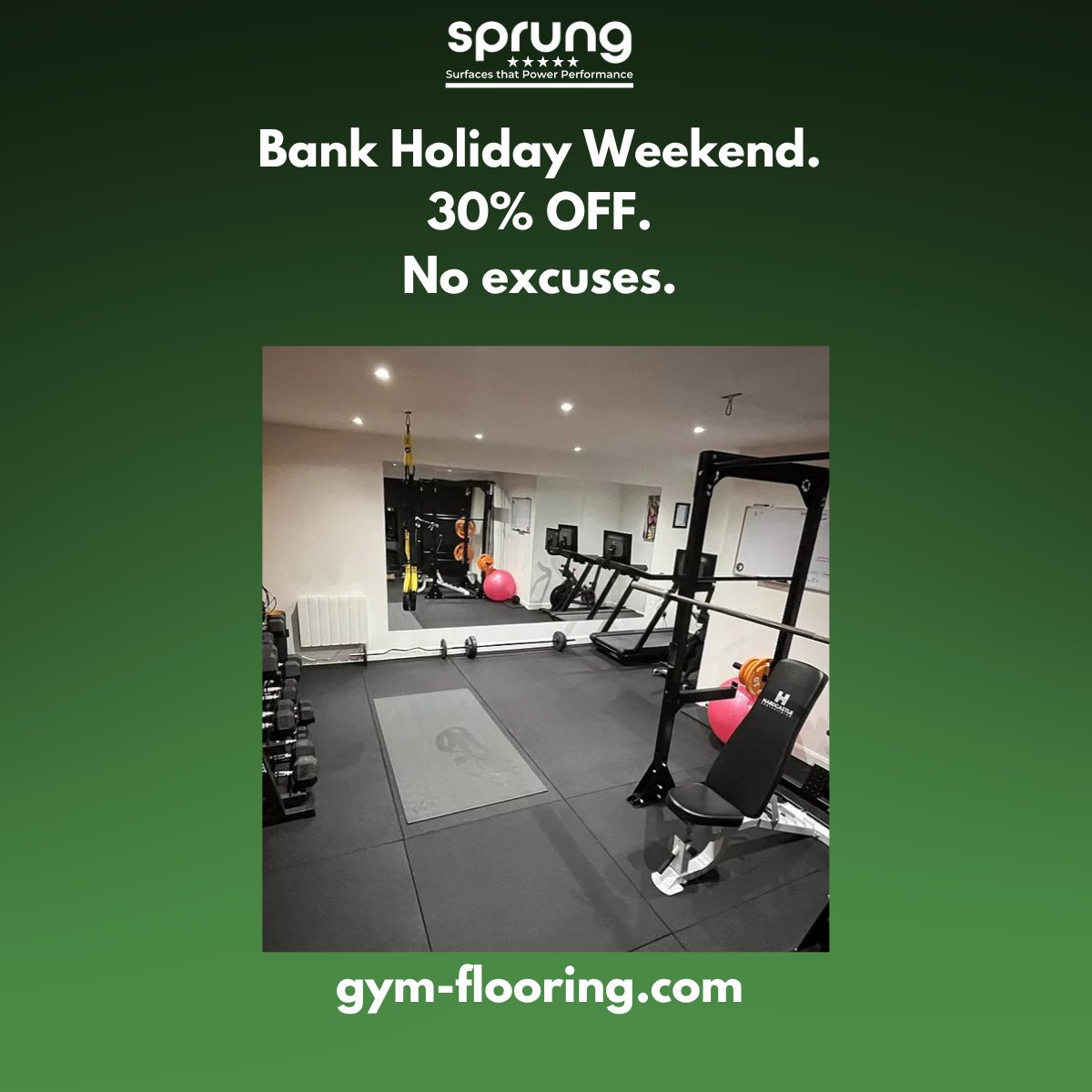Sprung Gym Flooring tweet media