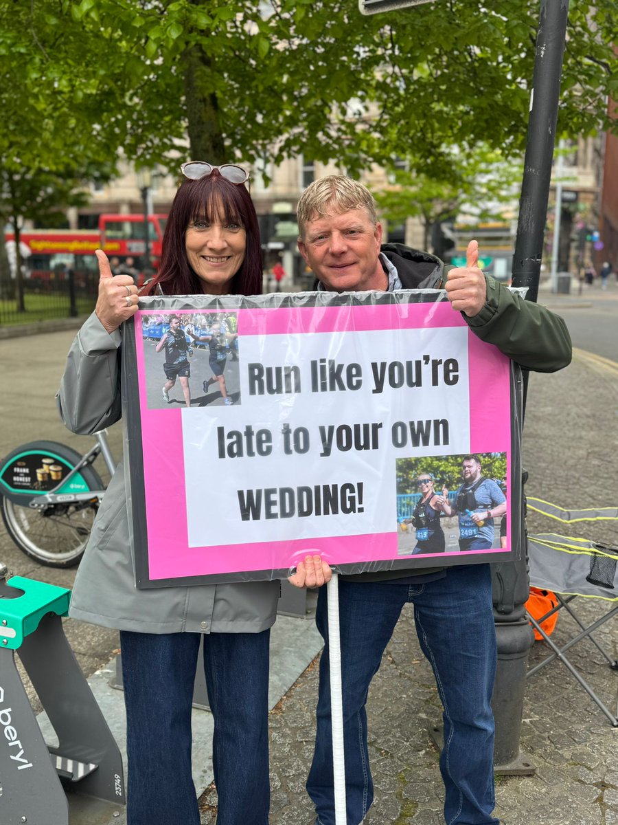 bbcradioulster's tweet photo. You'll never find a runner without strong support - well done to everyone out there today for the @marathonbcm whether you are on the roads or on the sidelines.

Live Coverage here: https://t.co/rrf4qKixNo https://t.co/jJwtnELFwd