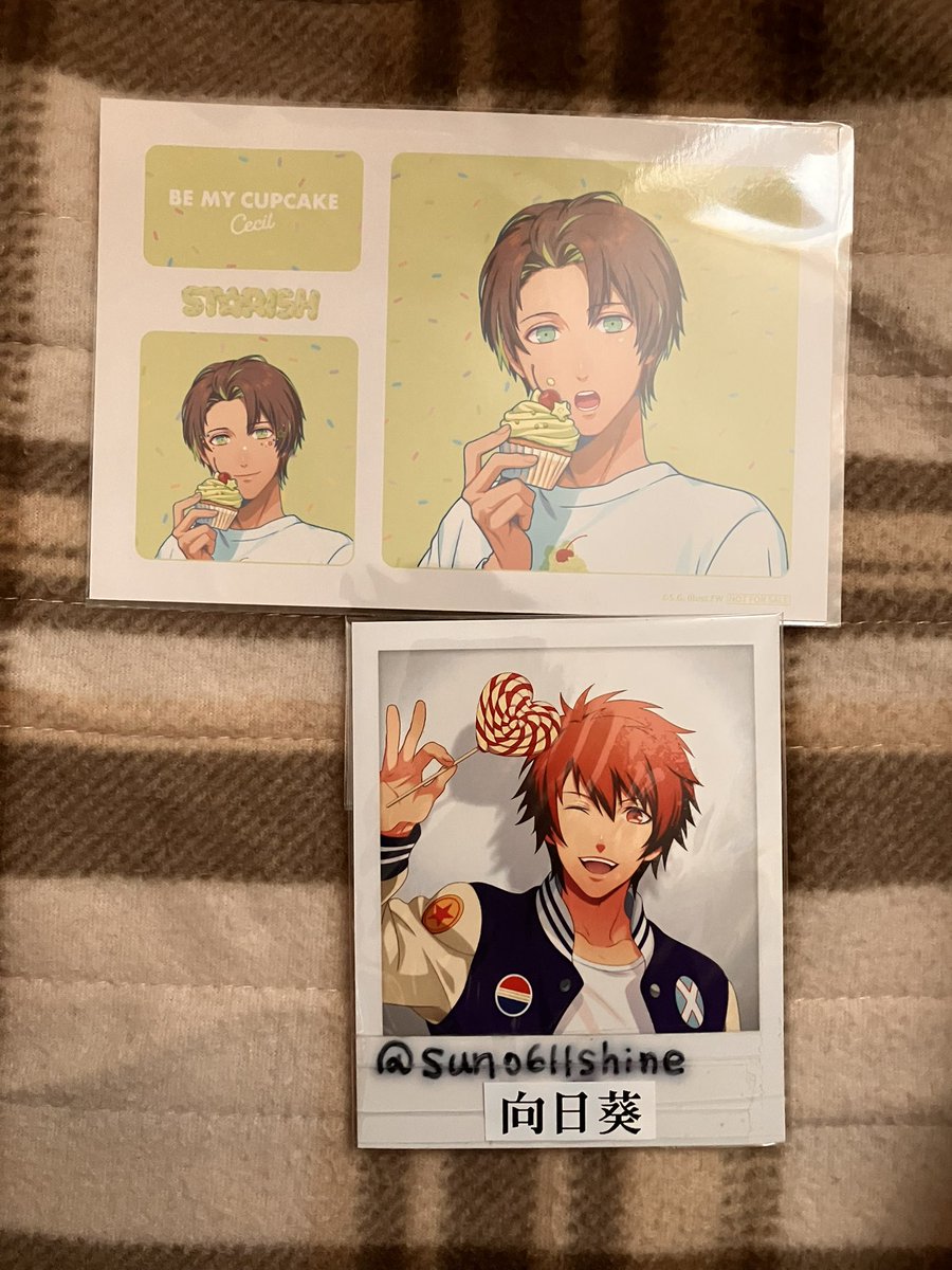 sun0611shine's tweet photo. 【交換】うたプリ　BGS　BE MY CUPCAKE　BMC

購入特典
譲:セシル
求:音也、藍、またはマステ音也(差額要相談)

郵送のみ。
1点のため難しいと思いますがよろしくお願い致します。
よろしくお願い致します https://t.co/zDk6nQP4zh
