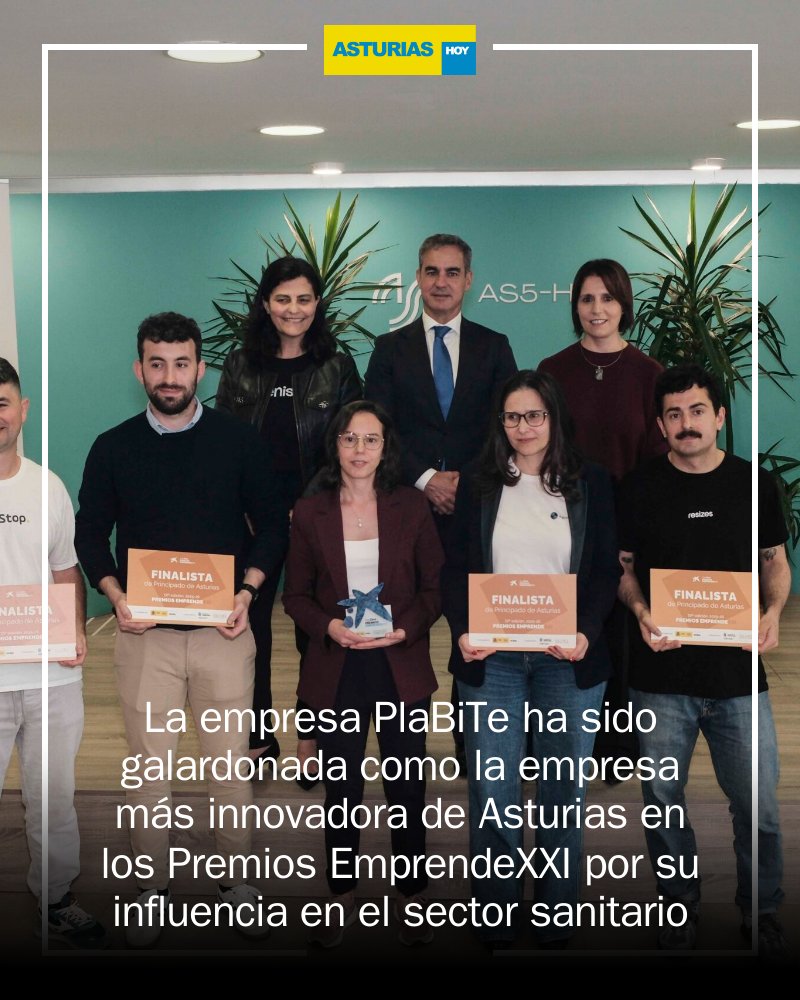 asturiashoy_'s tweet image. 🎉🚀 ¡Gran noticia para Asturias! La startup PlaBiTe se alza como la más innovadora en los Premios EmprendeXXI, impulsando avances en biotecnología para la medicina regenerativa. ¡Un galardón que resalta el talento asturiano! #Innovación... mrf.lu/FJ-M