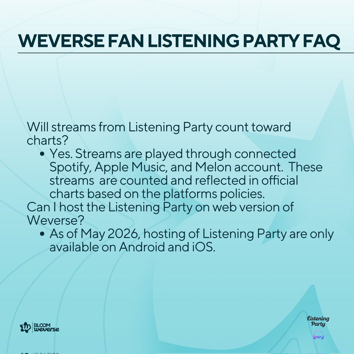 BLOOM WEVERSE tweet media