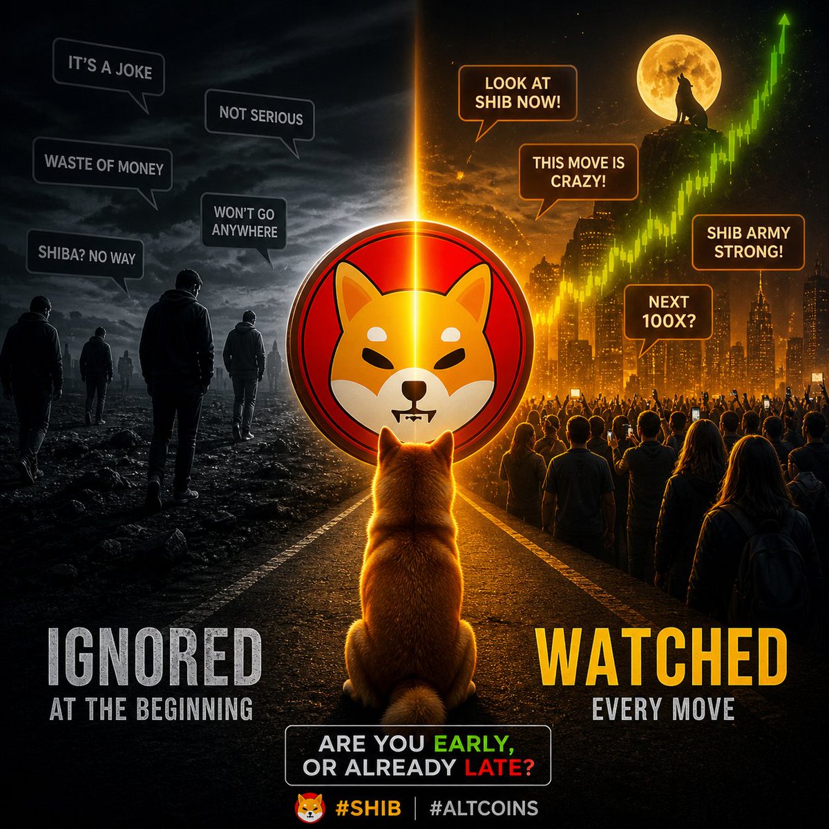 shibprogress's tweet image. Most people ignored  at the beginning… 👀

Now they’re watching it every move.

The real question is —
Are you early, or already late? 🐕🔥

#SHIB #Altcoins