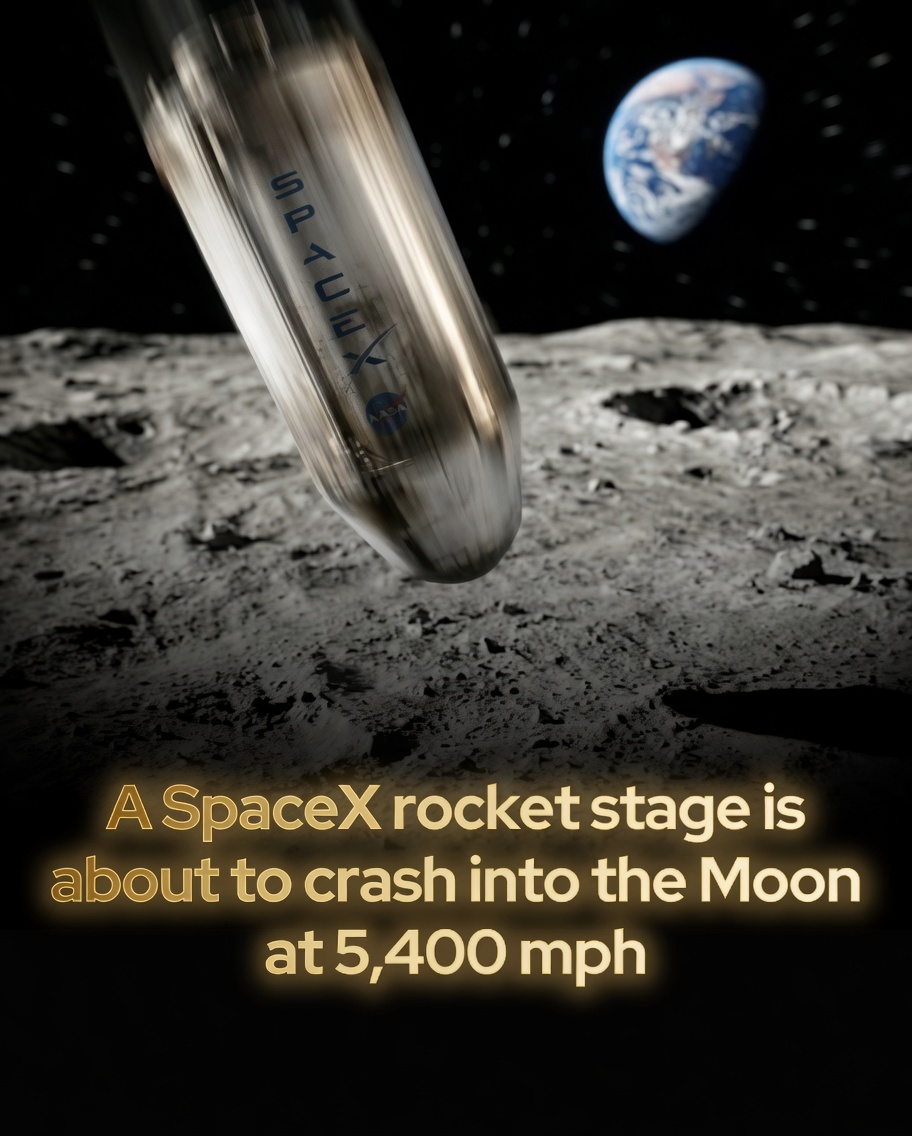 Rainmaker1973's tweet image. A piece of a SpaceX rocket is set to crash into the Moon.

The object is the upper stage of a Falcon 9 rocket, launched on January 15, 2025, to deliver a lunar lander. After completing its primary mission, the stage was not brought back to Earth and instead entered an