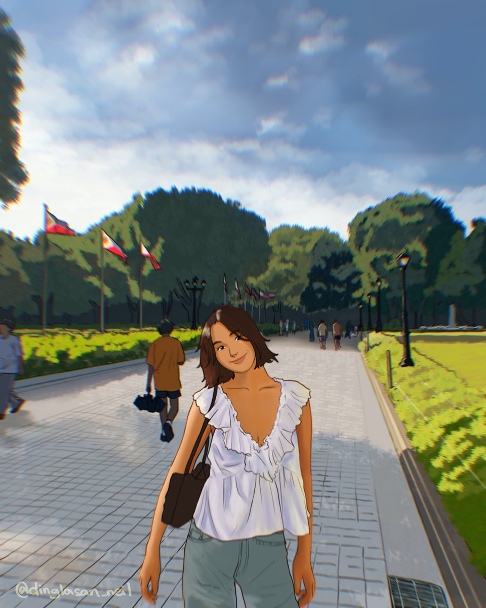 dinglasan_neil's tweet image. Afternoon stroll at Luneta 🌷💛

#lunetapark #digitalart #procreate #artph