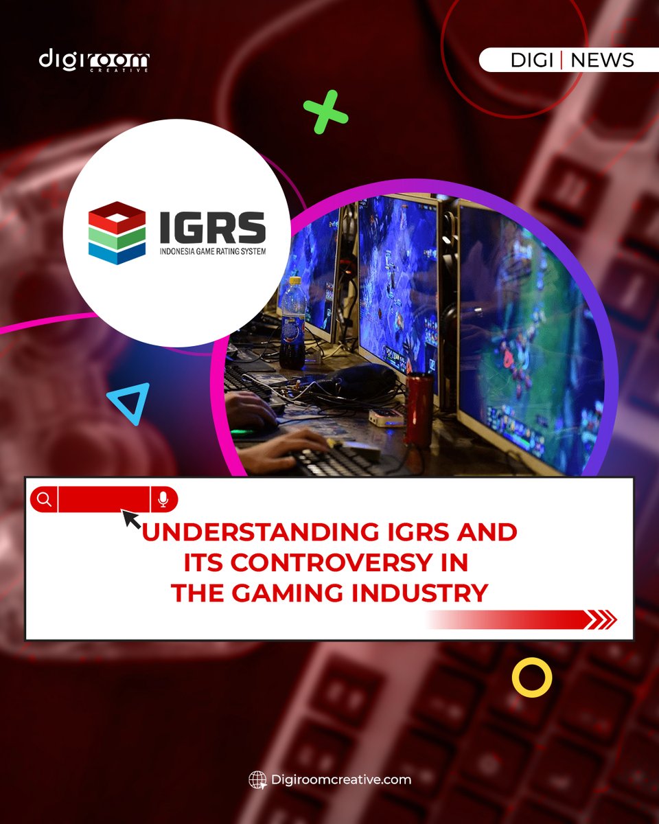 DigiroomCRTV's tweet photo. After its public launch, IGRS (Indonesia Game Rating System) has sparked various controversies, including criticism from the gaming community.

While its implementation is currently on hold, we will continue to monitor further developments &amp; updates.
#IGRS #digiroomcreative https://t.co/yTf4YWSQel