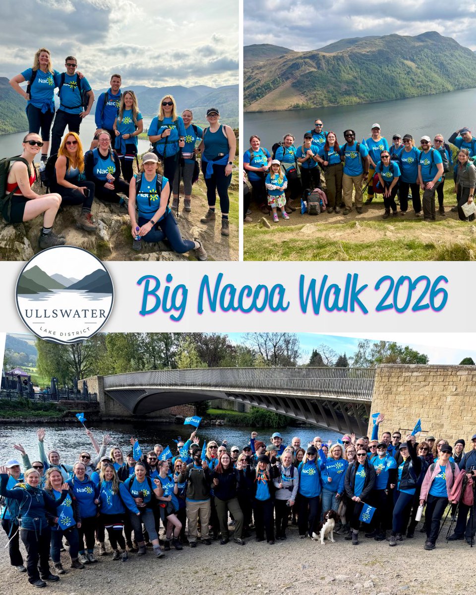 NacoaUK's tweet photo. We raised £23,850 for children affected by their parent’s drinking! 💙

Yesterday 60 passionate @nacoauk supporters set to circumnavigate the entire 24 mile radius of the mountainous Ullswater Lake. 

A day of laughter, tears, endurance, and incredible community. 

#URNotAlone https://t.co/wEnJIQHzN2