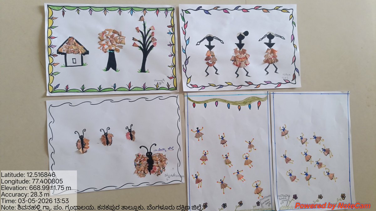 chethu_cha15598's tweet photo. Pencil shaving craft.✏️📝
#pencil #shavingcraft
#rurallibrary #publiclibrary 
@readingkafka @cmcaindia https://t.co/mPcUBtk1tB