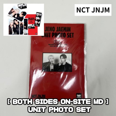 NCT JNJM ポップアップ MD ジャケットセット ジェミン ver. NCT JNJM BOTH SIDES ON-SITE MD を入荷しました！🖤✨ ⁡ ・LEAFLET