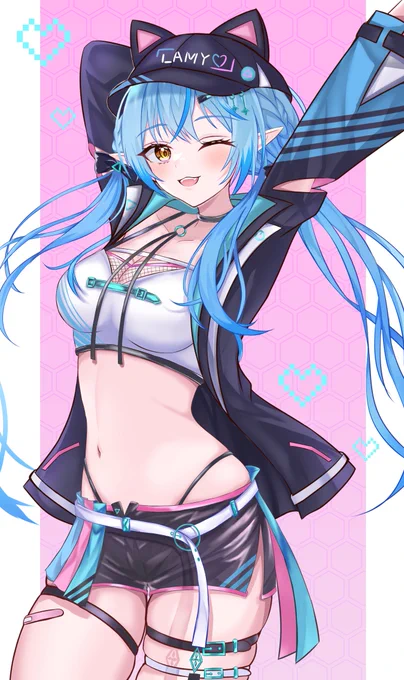 #ゴールデンウィークはフォロワーさんが増えるらしい 色んなラミィちゃんを描き続けております よろしくお願いします!
