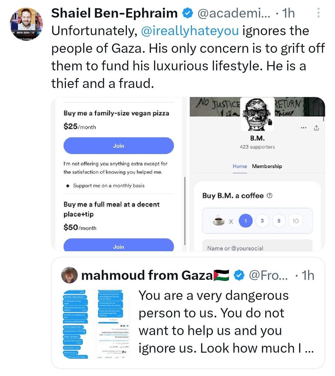 B.M. tweet media