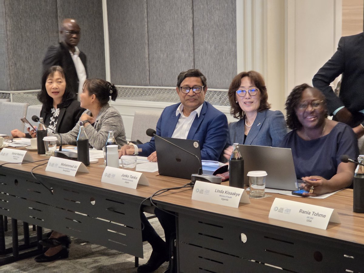 profmohammadali's tweet photo. Invited by the @GlobalHep to attend the “CGHE-supported Integrated Testing Roundtable Workshop” and “UN Group of Friends to Eliminate Hepatitis Informational Briefing”, 27 Apr. 2026, Bangkok.

Pleasure to meet Prof. Junko Tanaka, Japan. 
Thanks to Dr. John W. Ward, Director, CGHE https://t.co/0SQZ5DJAAb