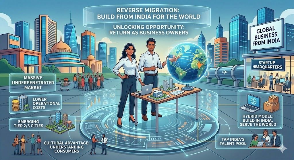 GhoshSomu's tweet image. • Tap into India’s talent pool
• Scale faster with better capital efficiency
We’re at a point where “reverse migration” doesn’t have to mean stepping back — it can mean stepping up. As Sridhar Vembu emphasized, the future lies in building from India. #MakeInIndia #ReturnToIndia