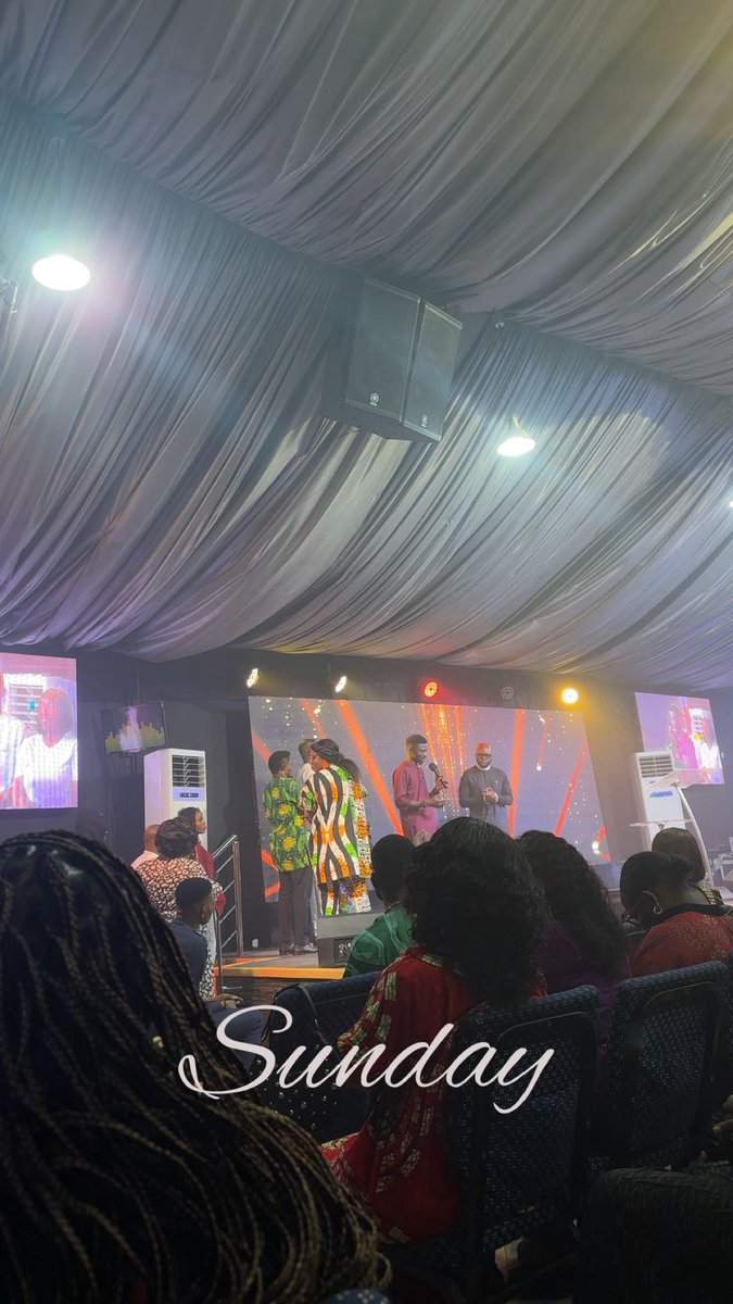 Did you attend first Sunday service today? or I should mind my business 🌚
