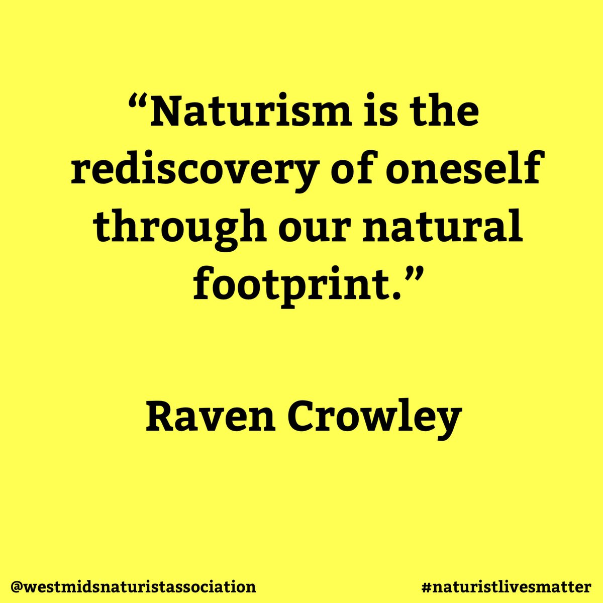 "Naturism is the rediscovery of oneself through our natural footprint." #quoteoftheday #naturism #nonsexual #healthyliving #bodypositivity