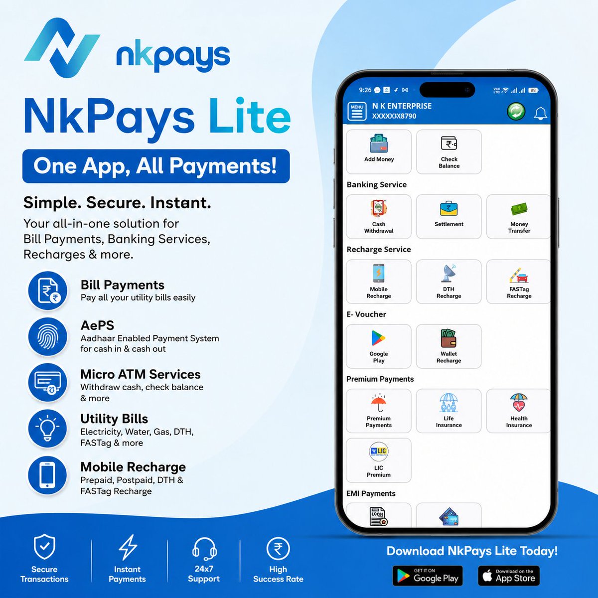 Nkpays Private Limited tweet media