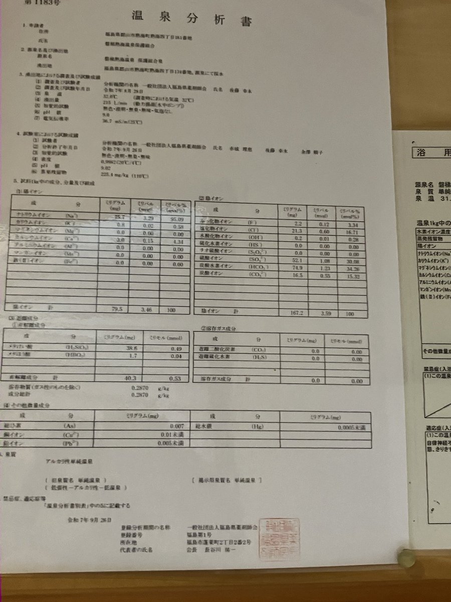 温泉備忘録 tweet media