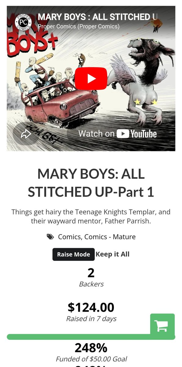 Lutoslava's tweet photo. 'Mary Boys: All Stitched Up' Part 1 is now live on FundMyComic!
https://t.co/5xJ7fQxyRn
#fundmycomic https://t.co/43hwwQAsPA