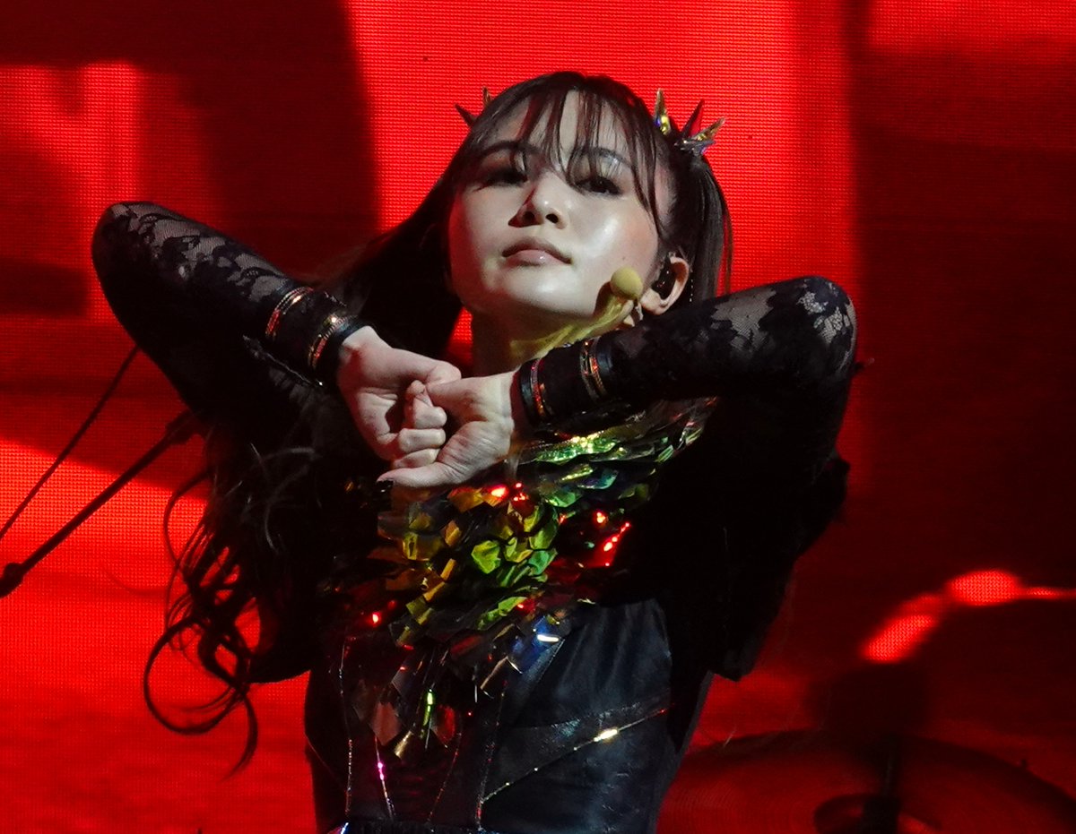 dufudufutk's tweet photo. Song3のMOAMETAL

パースで撮ったやつは一段落でようやく２公演目のアデレードから。

この日も引き続き照明が明るく圧縮もなく、かなりの撮れ高だった。

#BABYMETAL
#Adelaide https://t.co/n39u3OJd55