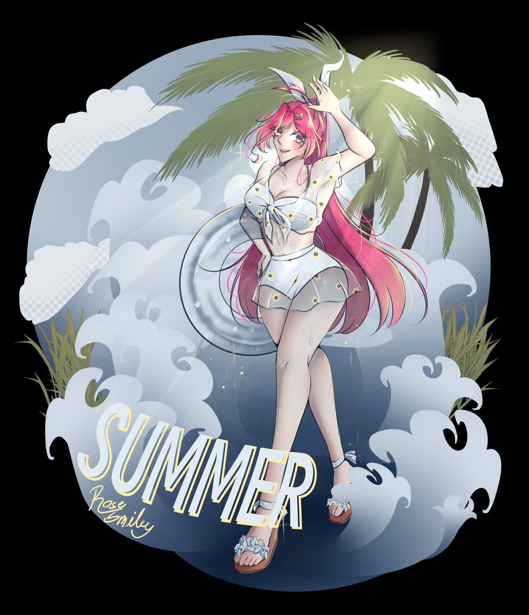 Rose_smiley_'s tweet image. Hello Summer ☀️
#summer #oc