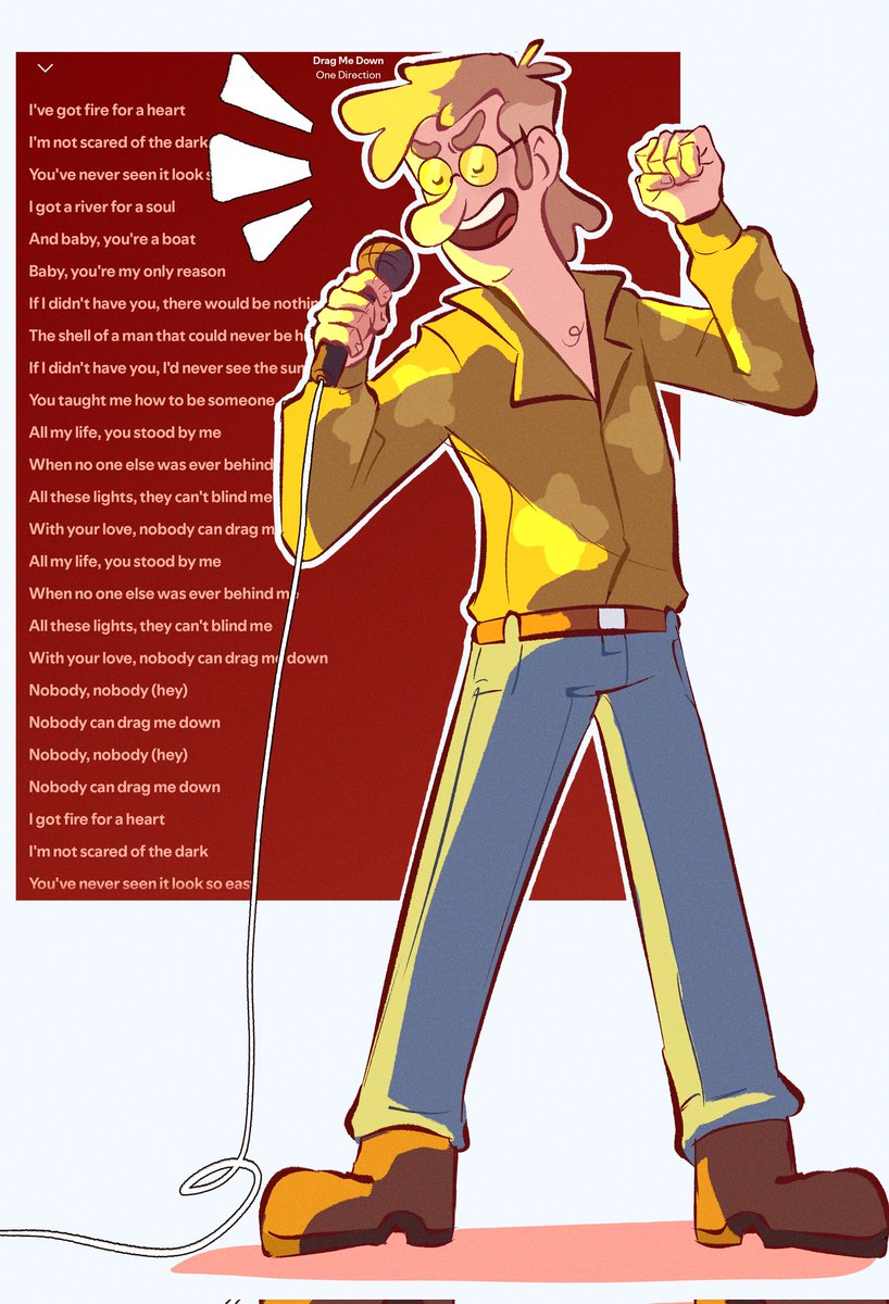 _RadioBug's tweet photo. I hadn't heard this song in a hot minute and felt the need to draw Fidds singing it

#GravityFalls #gravityfallsfanart #Fiddleford https://t.co/0Gelc1NhXp