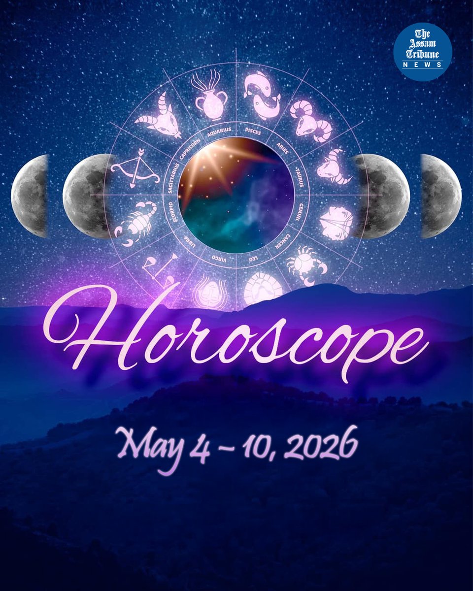 assamtribuneoff's tweet image. #Horoscope | What your luck looks like this week (April 20-26)    

Check out for  
Aries, Taurus, Gemini, Cancer, Leo, Virgo, Libra, Scorpio, Sagittarius, Capricorn, Aquarius and Pisces. 

#weeklyhoroscope #zodiacsigns #TheAssamTribune